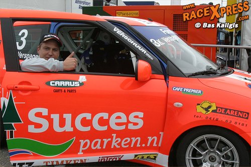 Karel Verspaget wint eerste race
